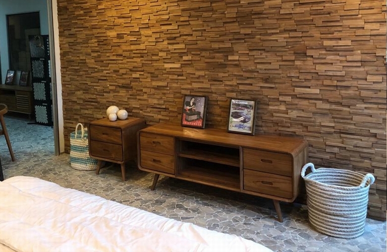 Wood Cladding on Wall